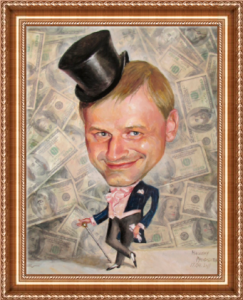 Vip шаржи маслом